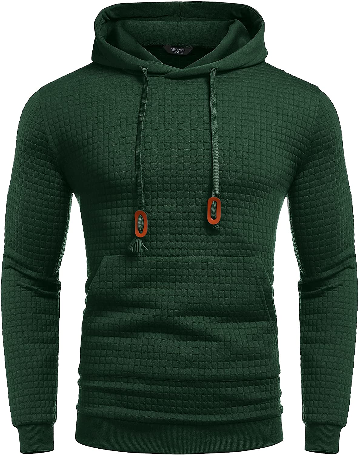 COOFANDY Men's Hooded Sweatshirt Long Sleeve Fashion Gym Athletic 