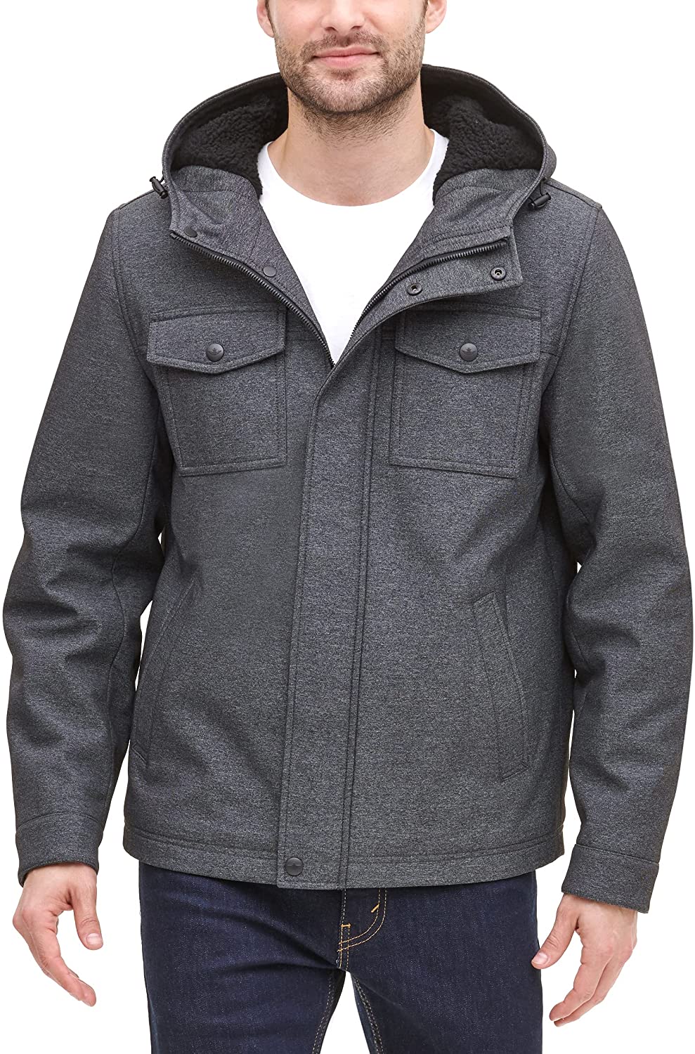 dockers sherpa lined storm jacket