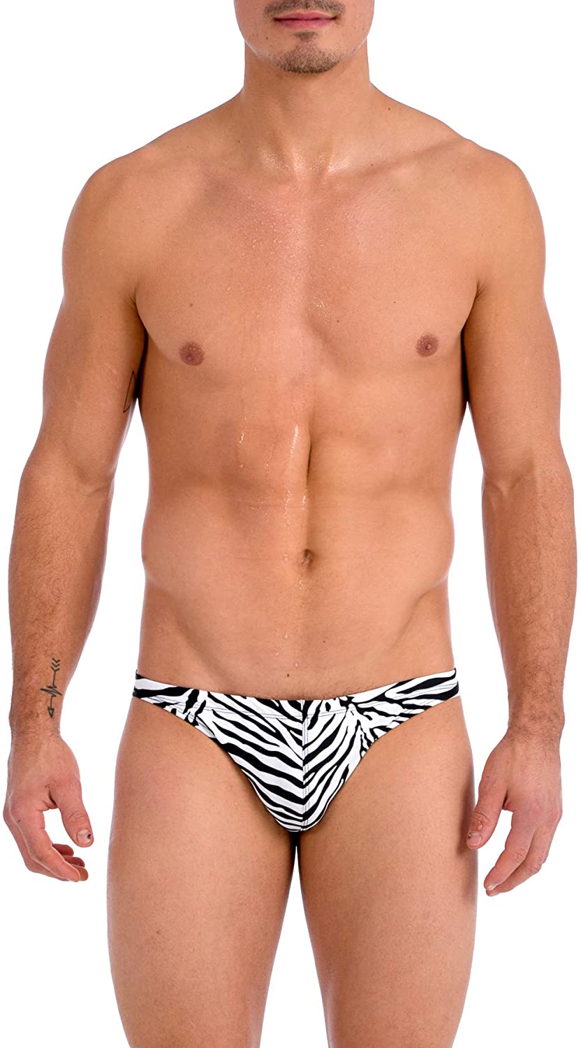 Gary Majdell Sport Mens Solid Contour Pouch Bikini Swimsuit