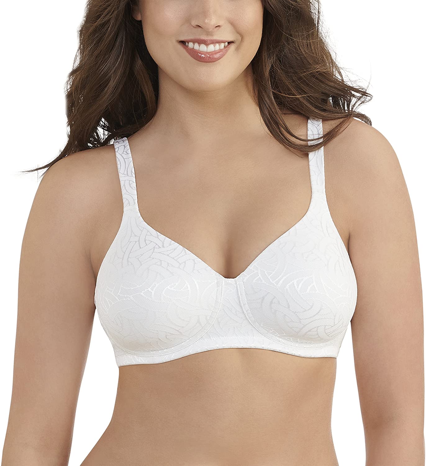 Vanity Fair Women's Body Shine Full Coverage Wirefree Bra 72298