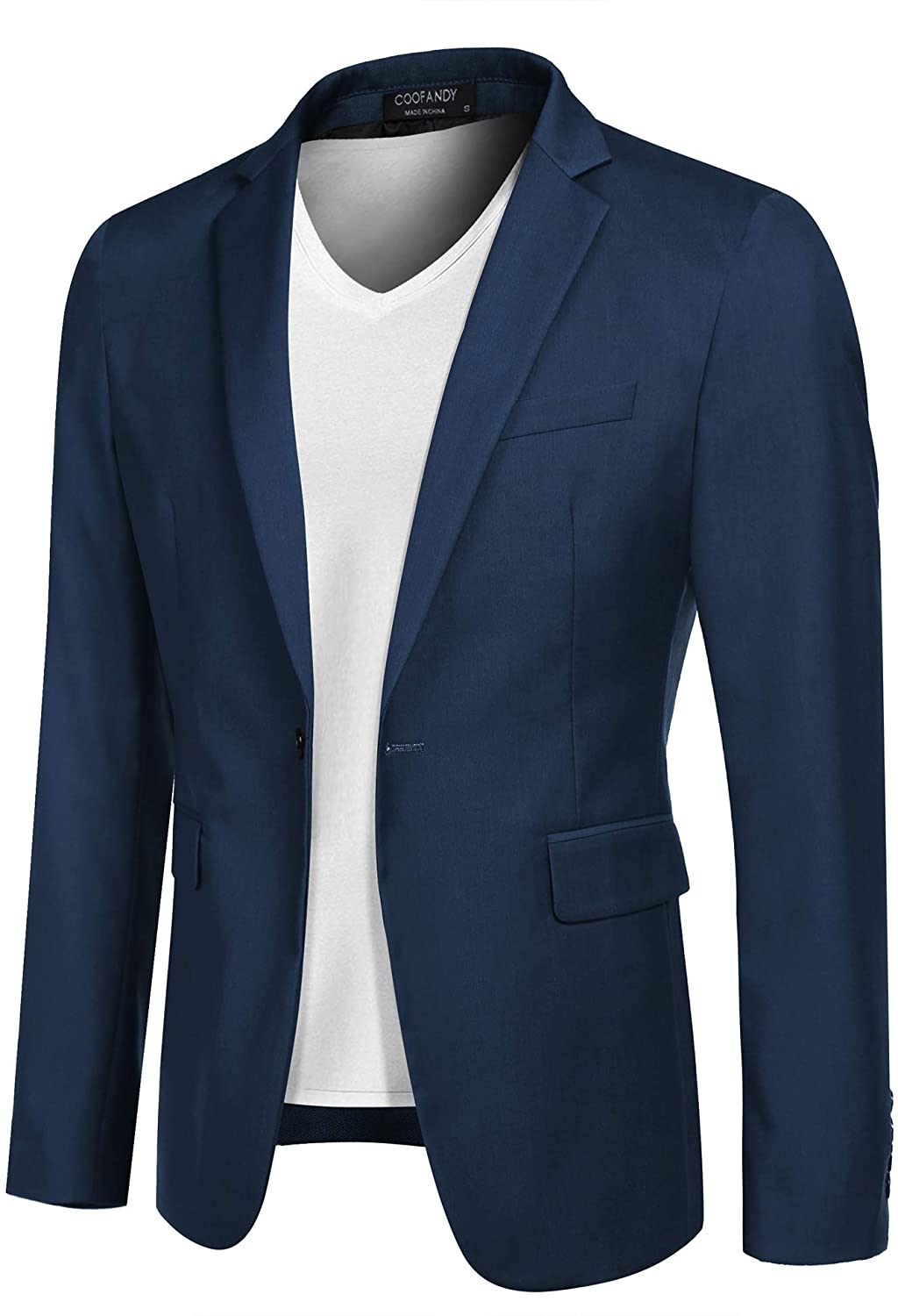 COOFANDY Mens Sport Coat Casual Blazer One Button Business Suit