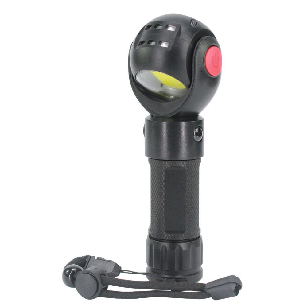 New Arrival 360°Rotating COB Work Light Mufti-functional Magnetic Tail COB Flashlight-3