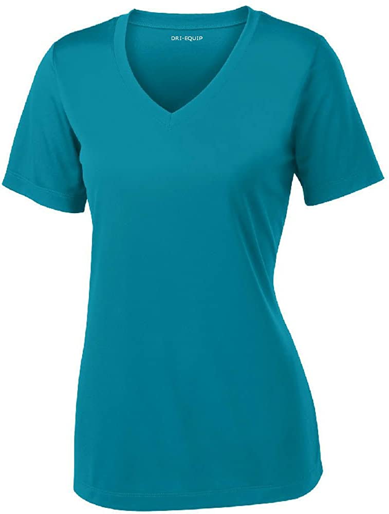 Joe's USA Ladies Tri-Blend Heather V-Neck T-Shirts Sizes in XS-4XL
