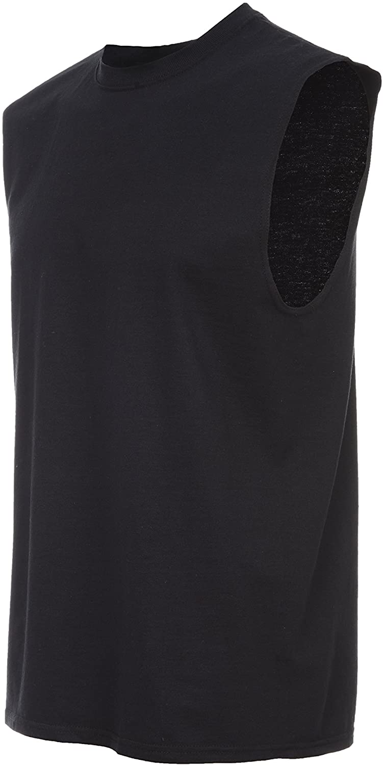 fruit of the loom sleeveless tshirt