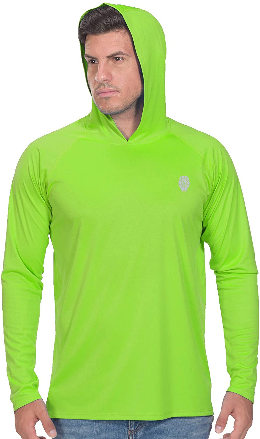 Fishing Shirts for Men Long Sleeve - Sun Protection SPF 50+ UV Tshirt  Hoodies