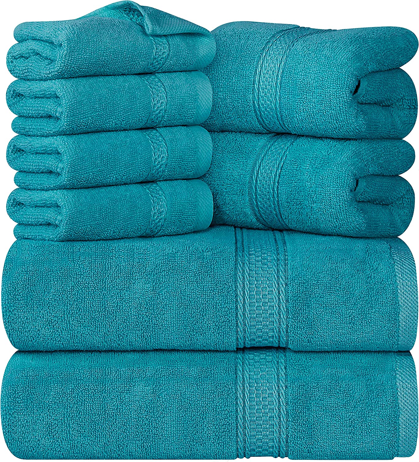 Utopia Towels – Juego de toallas 2 toallas de baño 2 toallas de manos y 4  toallas para la cara toallas de algodón hilado en anillo de 600 GSM – Yaxa  Colombia