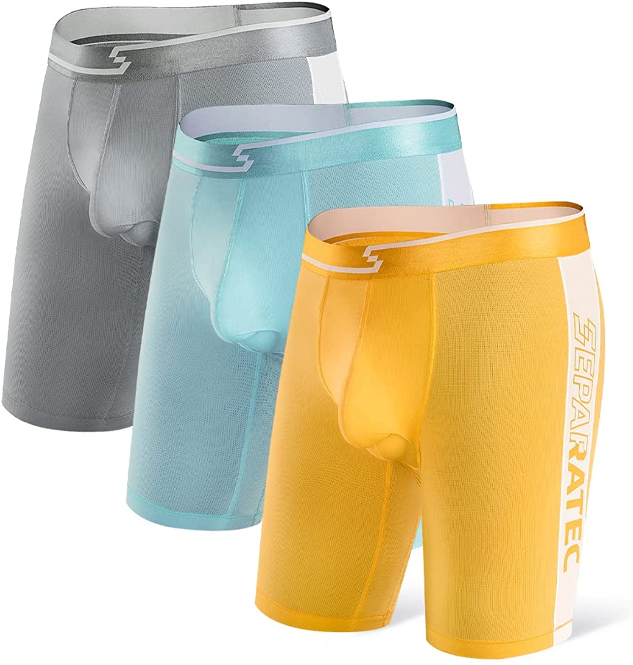 Separatec Men's Underwear long leg Active Sport Cool Dry