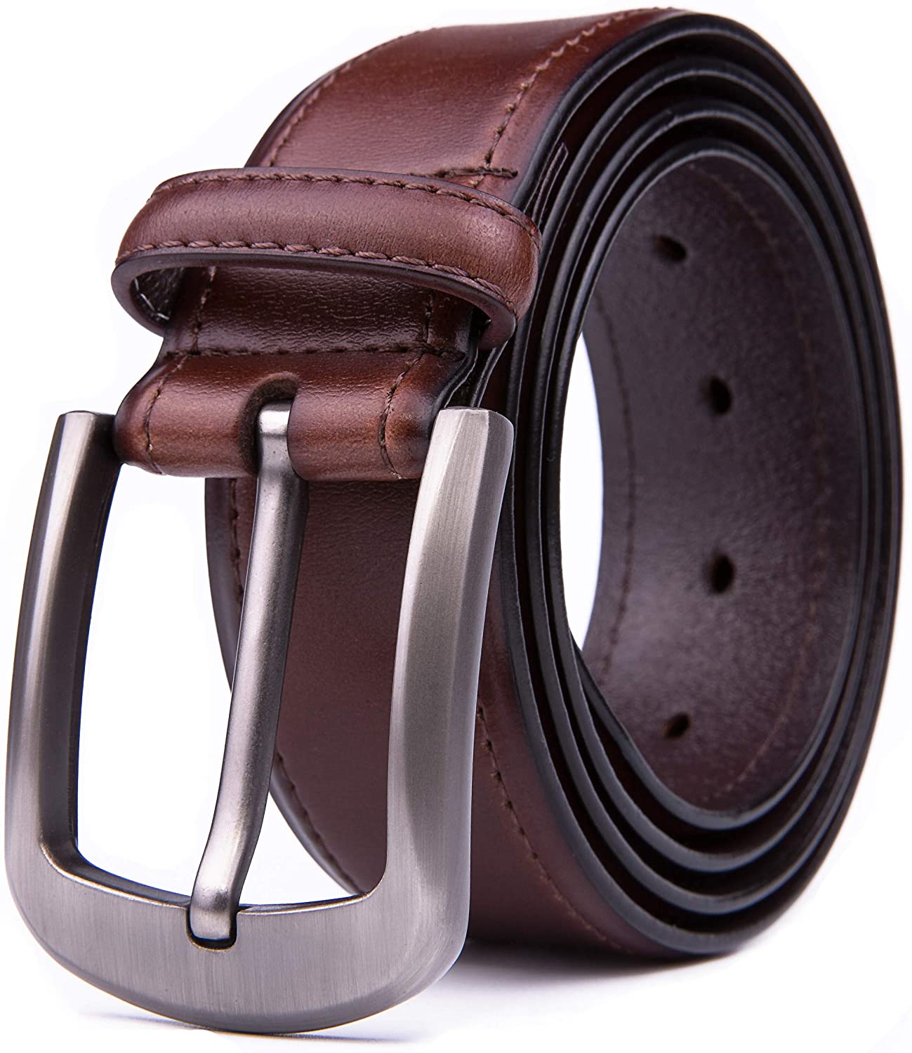 Mens Genuine Leather Belts, Handmade, 40MM & 35MM Width Strap - Design ...