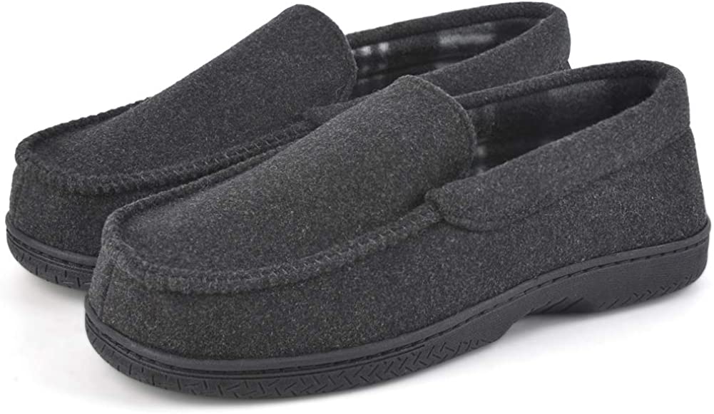 dl mens memory foam slippers