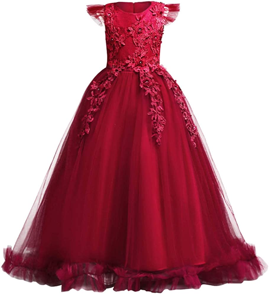Красное бальное платье для девочки