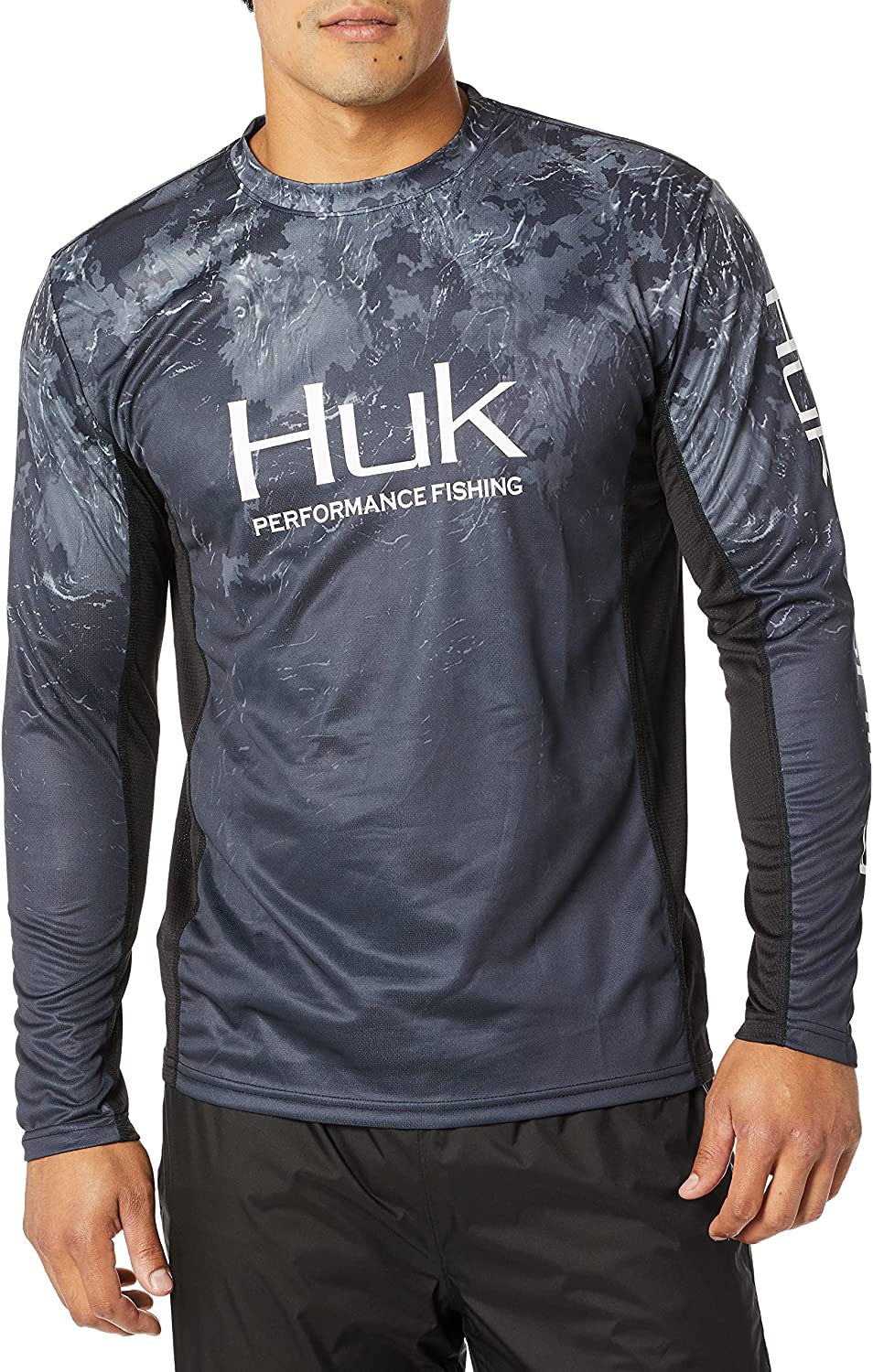 HUK Men's Icon X Camo Long Sleeve Performance Fishing Shirt | eBay