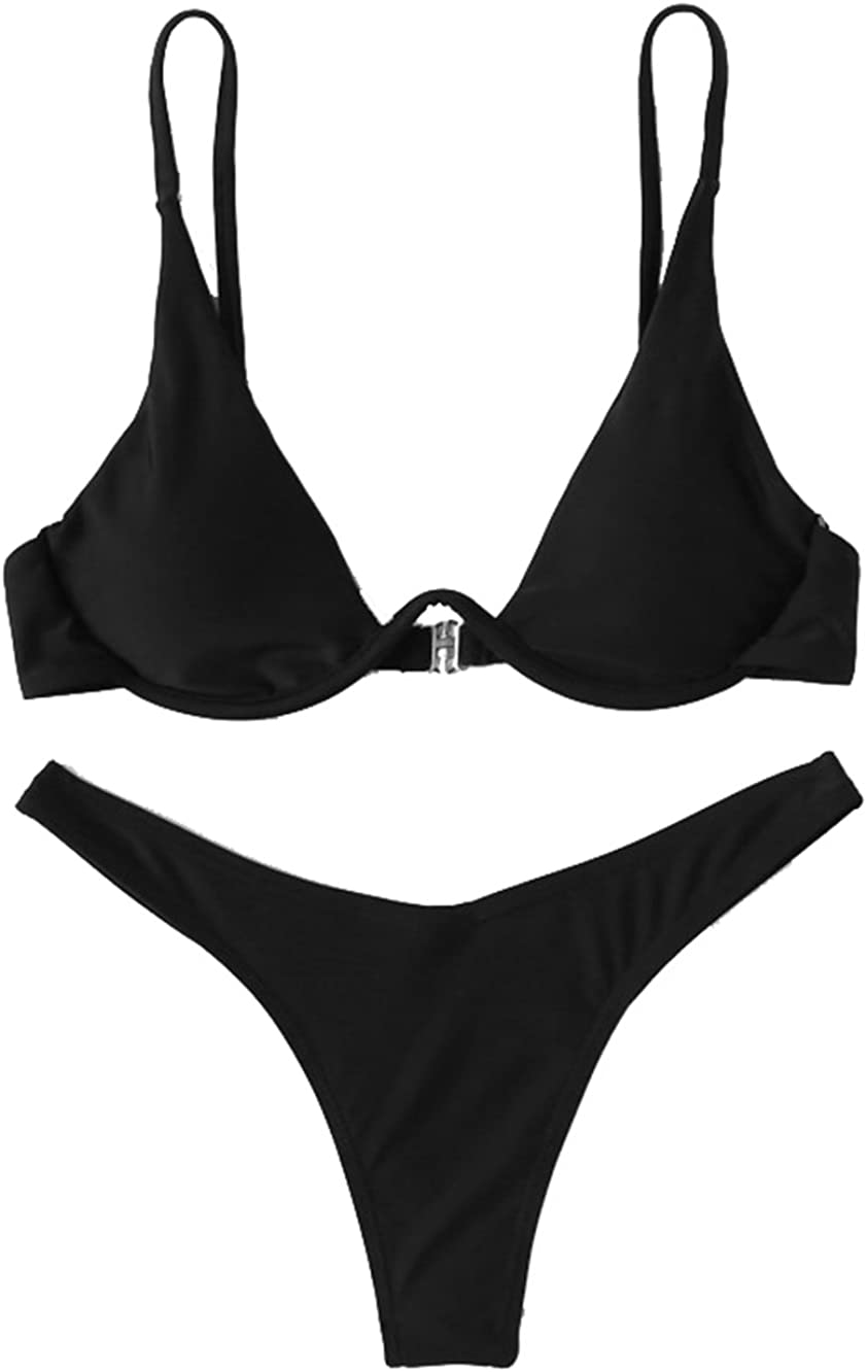 Verdusa Womens Sexy Triangle Bathing Two Pieces Swimsuit Bikini Set Ebay 6002