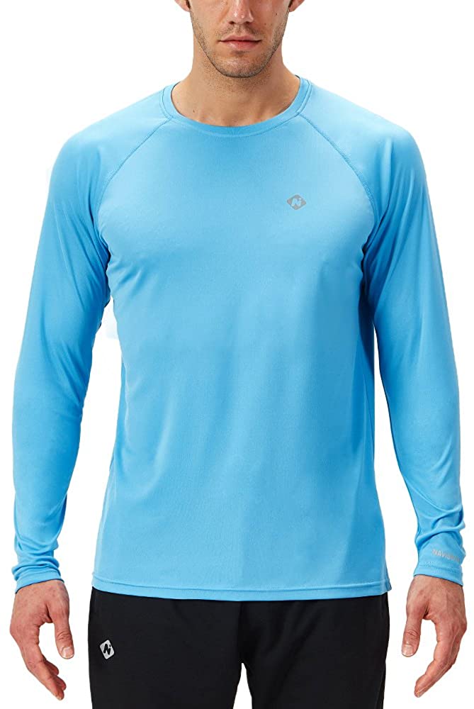 Naviskin Men's Sun Protection UPF 50+ UV Outdoor Long Sleeve T-Shirt