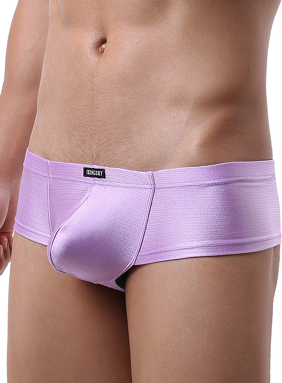 Ikingsky Men S Cheeky Thong Underwear Sexy Mini Cheek Boxer Briefs Stretch Brazi Ebay