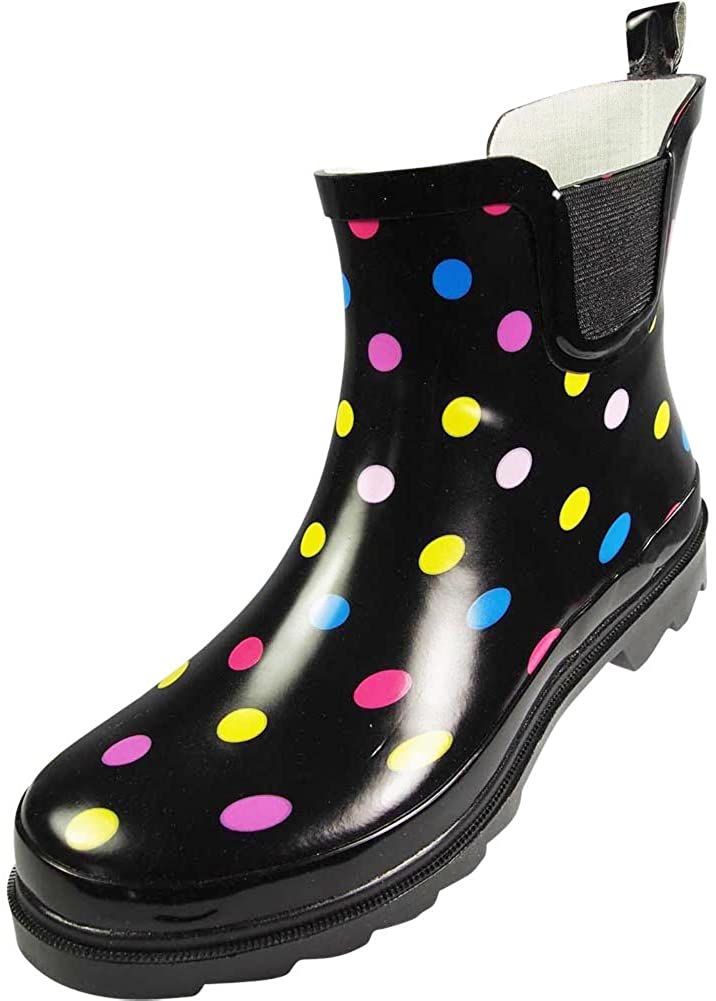 Ladies Waterproof Winter Spring Garden Boot Womens Ankle Rain Boots NORTY 