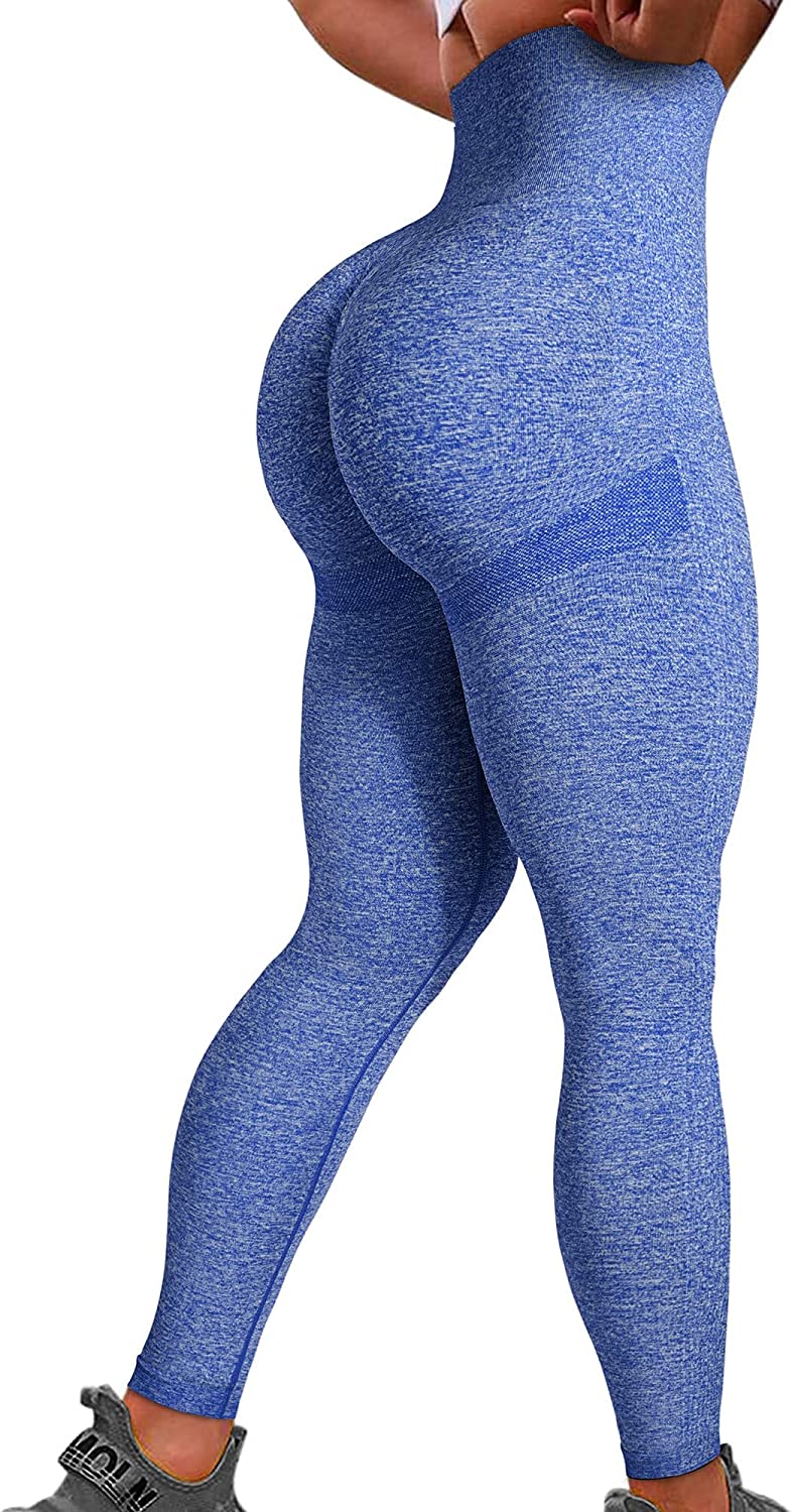 DREAMOON Women Scrunch Butt Lifting Seamless Workout Leggings High
