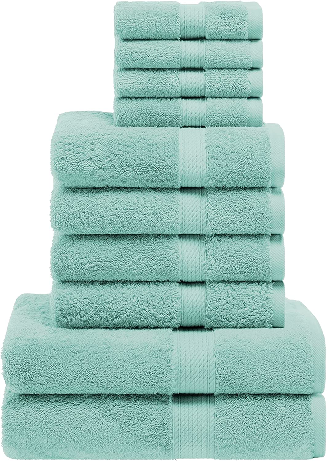 SUPERIOR Egyptian Cotton 800 GSM Bath Towel Set, Includes 2 Bath Towels,  Luxury