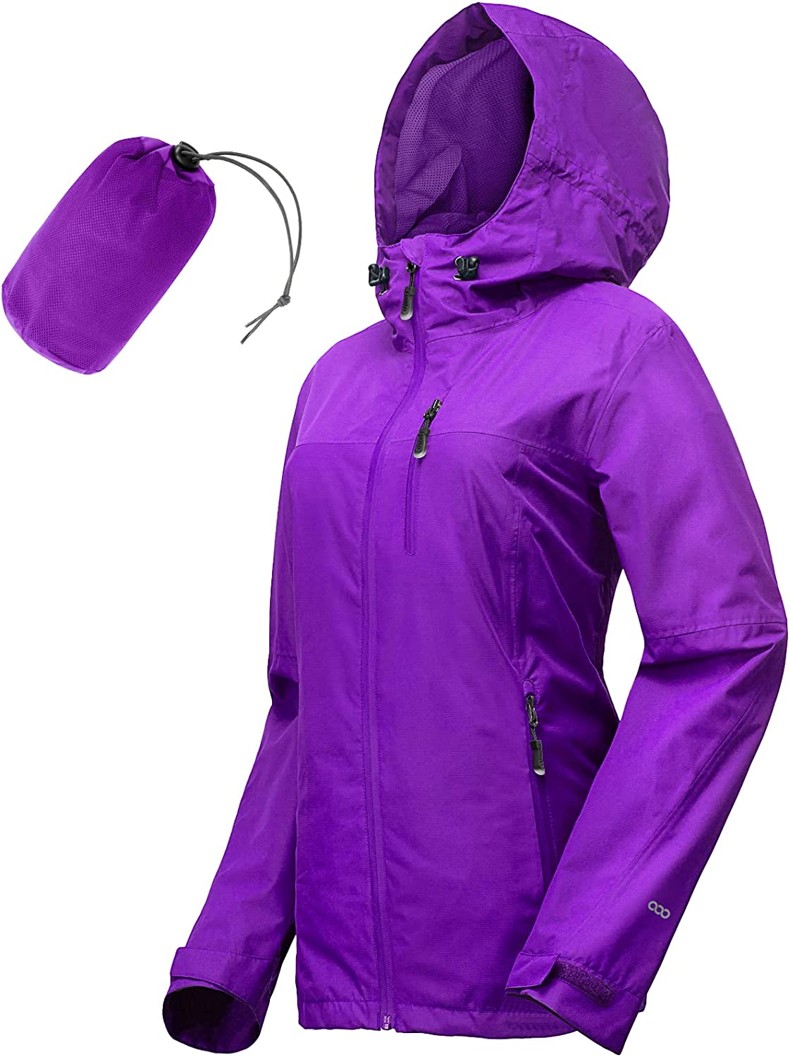 Lightweight packable clearance rain jacket womens