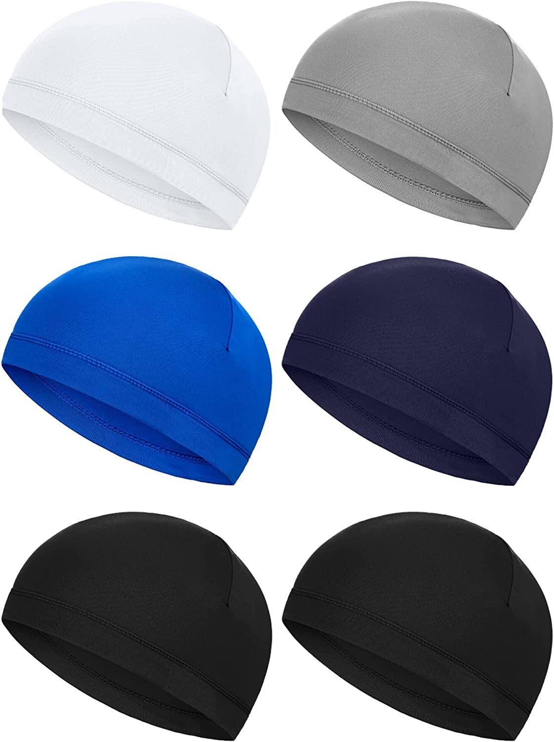 Skull Caps for Running, Liner Hats Absorbent Sweat Wicking Cap, Cycling  Running Hats for Men Women