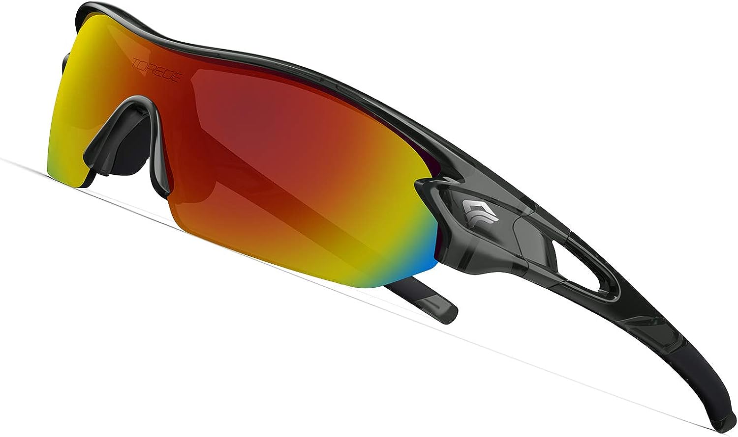 Torege Polarized Sports Sunglasses for Men Women Cycling Running Driving Fishing Glasses TR002
