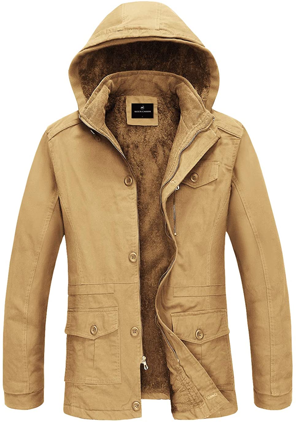 Dtydtpe Winter Jackets for Men, Men's Autumn&Winter Solid Color