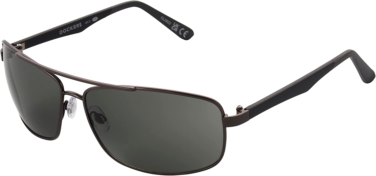 Dockers Mens Wrap Around Sunglasses, Color: Black - JCPenney
