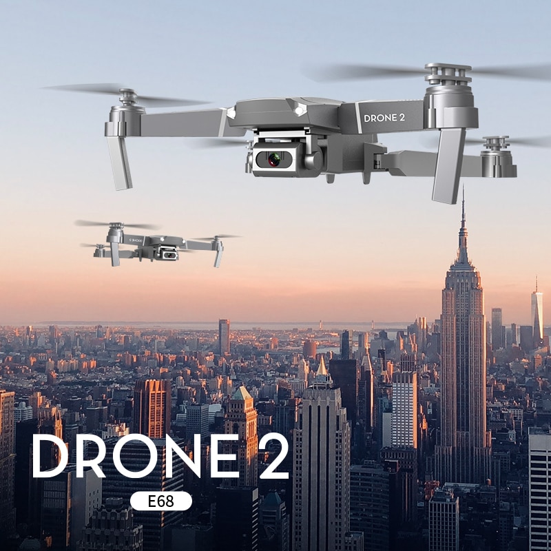 LSRC 2020 E68pro Mini Drone HD 4K 1080P WiFi FPV Camera Drones Height Hold Mode RC Foldable Quadcopter Dron Boy Toy Gift E58/E68-2