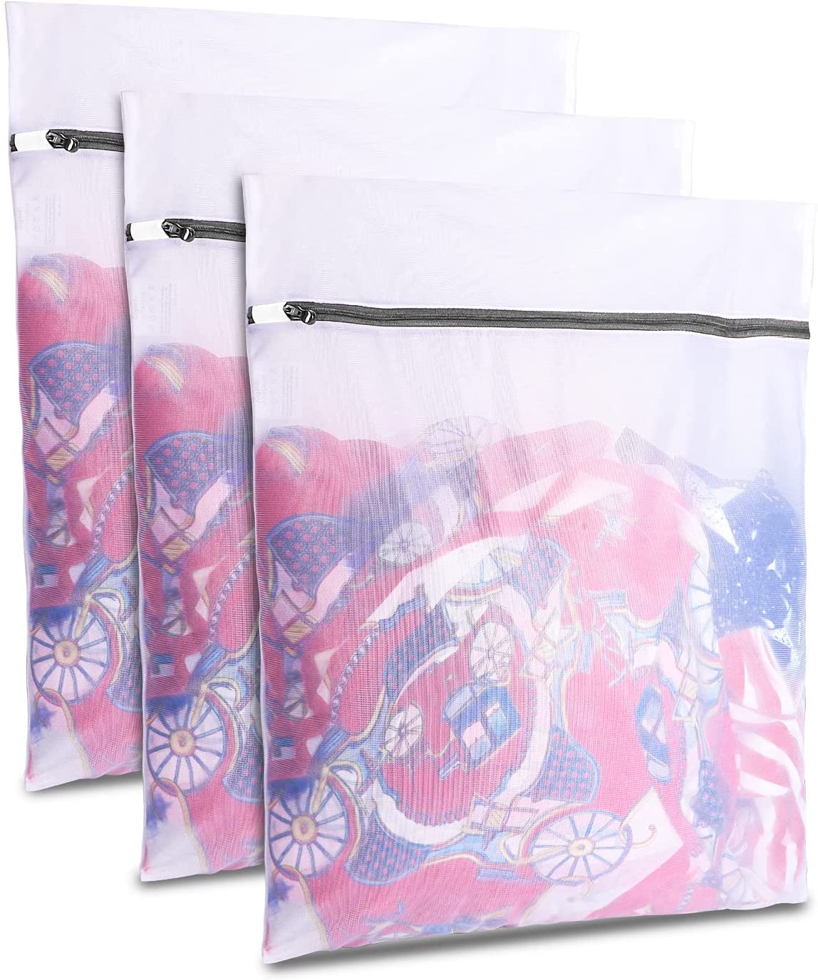 Gogooda 7Pcs Mesh Laundry Bags for Delicates with Premium Zipper Travel Stor... 