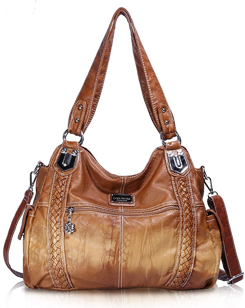 Angel Barcelo Satchel Purses for Women Hight Quality Leather Purses and Handbags,Tote Purse