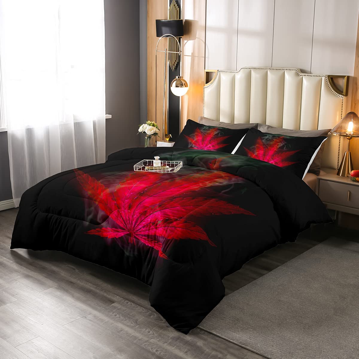  Brown Leopard High Heels Comforter Set Fashion Beauty Girls  Women Bedding Sets Full Size 3pcs,3D Romantic Red Quilted Duvet Teens Kids  Boys Room Decor Wild Animals Skin Duvet Insert,2 Pillowcases 