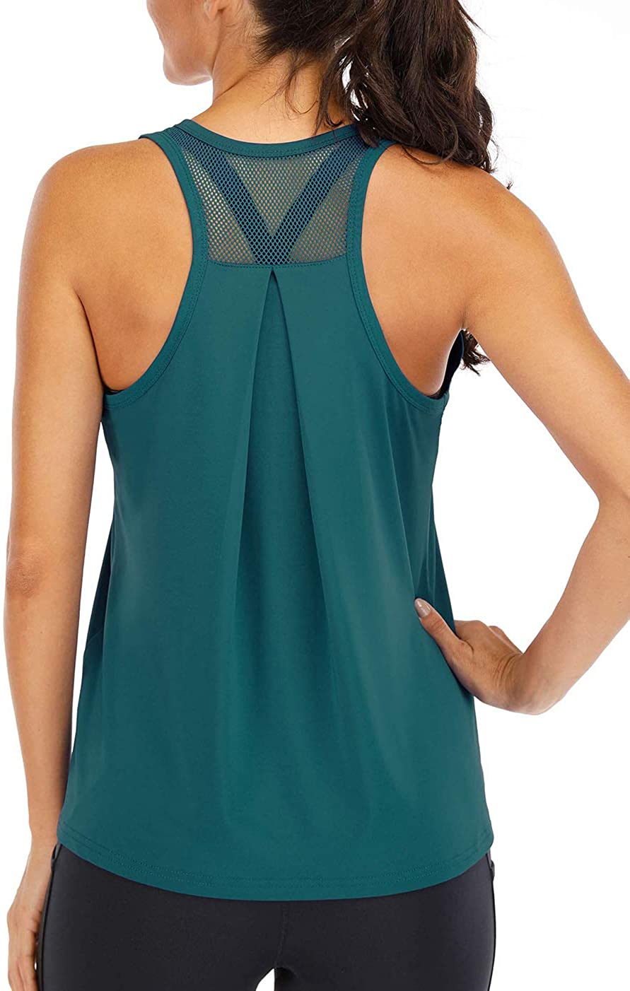Workout Tops for Women Loose fit Racerback Tank Tops for Women