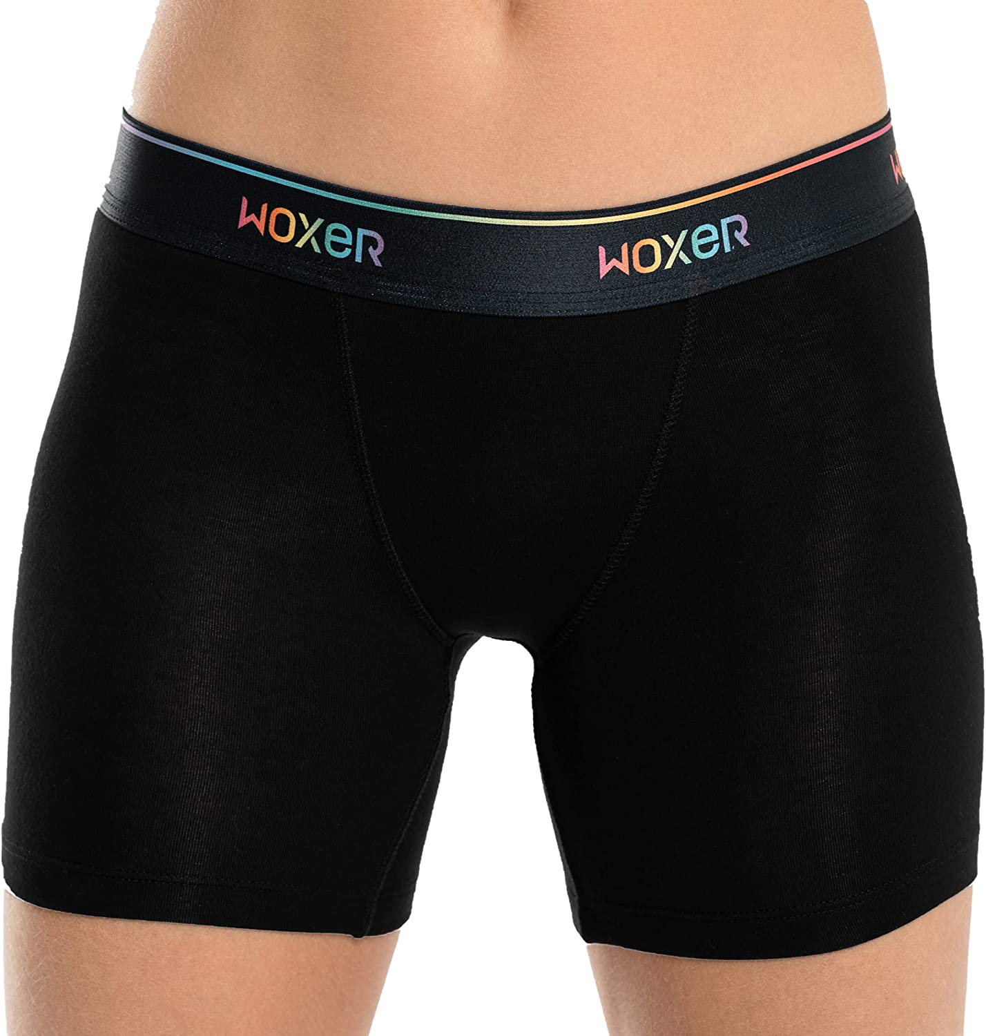 Woxer Womens Boxer Briefs Underwear, Baller 5” Boyshorts Panties Soft  Chafing-Free, No Roll Inseam