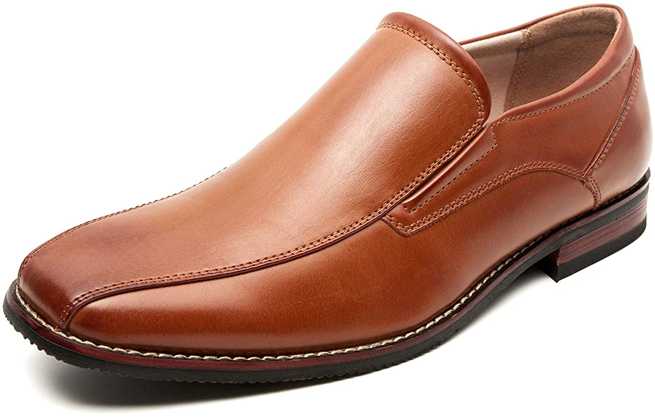 ZRIANG Mens Dress Loafers Formal Leather Lined Slip-on Shoes