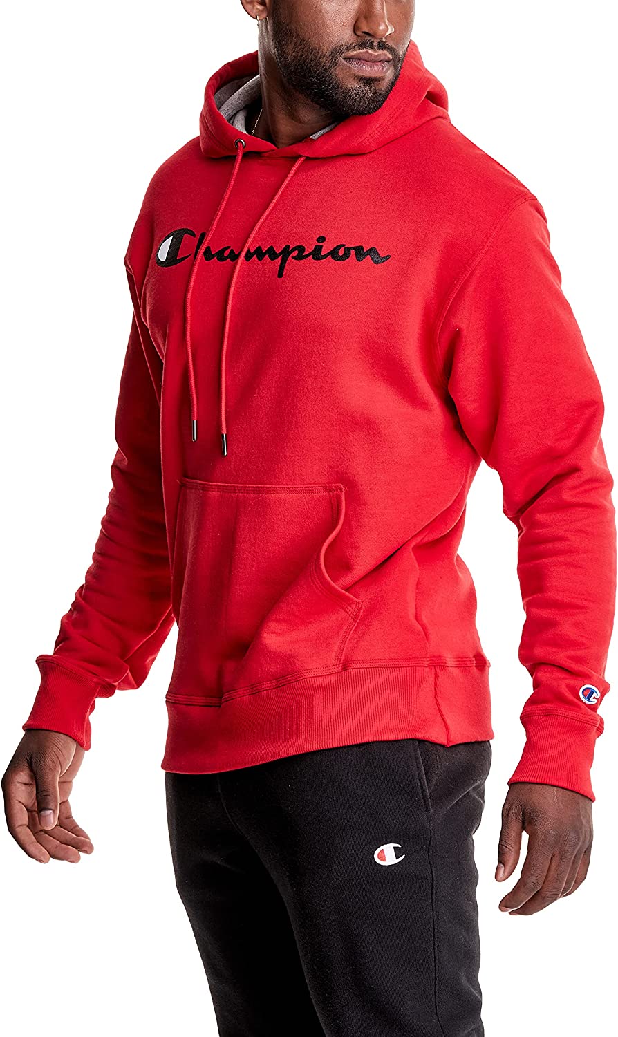 Champion men's graphic powerblend hotsell fleece hoodie