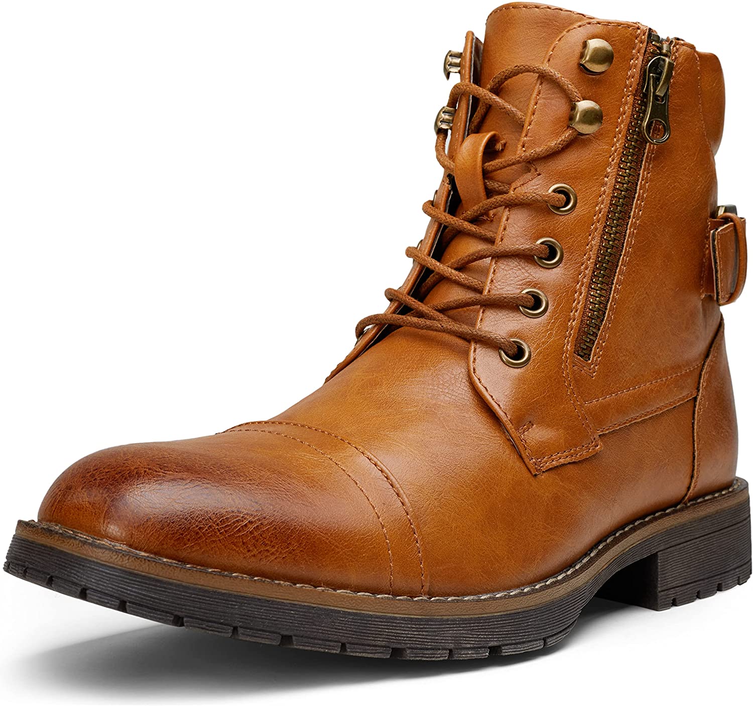 Vostey Men's Motorcycle Boots Business Casual Chukka Boot for Men 