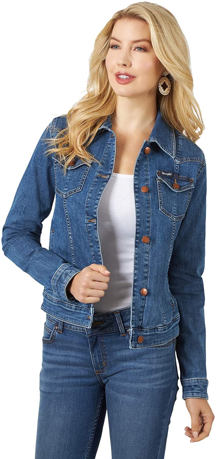 Wrangler womens Retro Western Denim Jacket | eBay