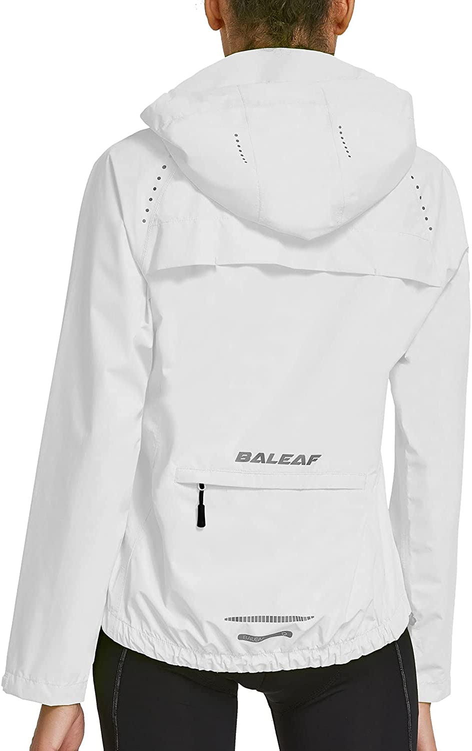 BALEAF Women's Cycling Jackets Waterproof Windbreaker Running Rain Jackets  Refle