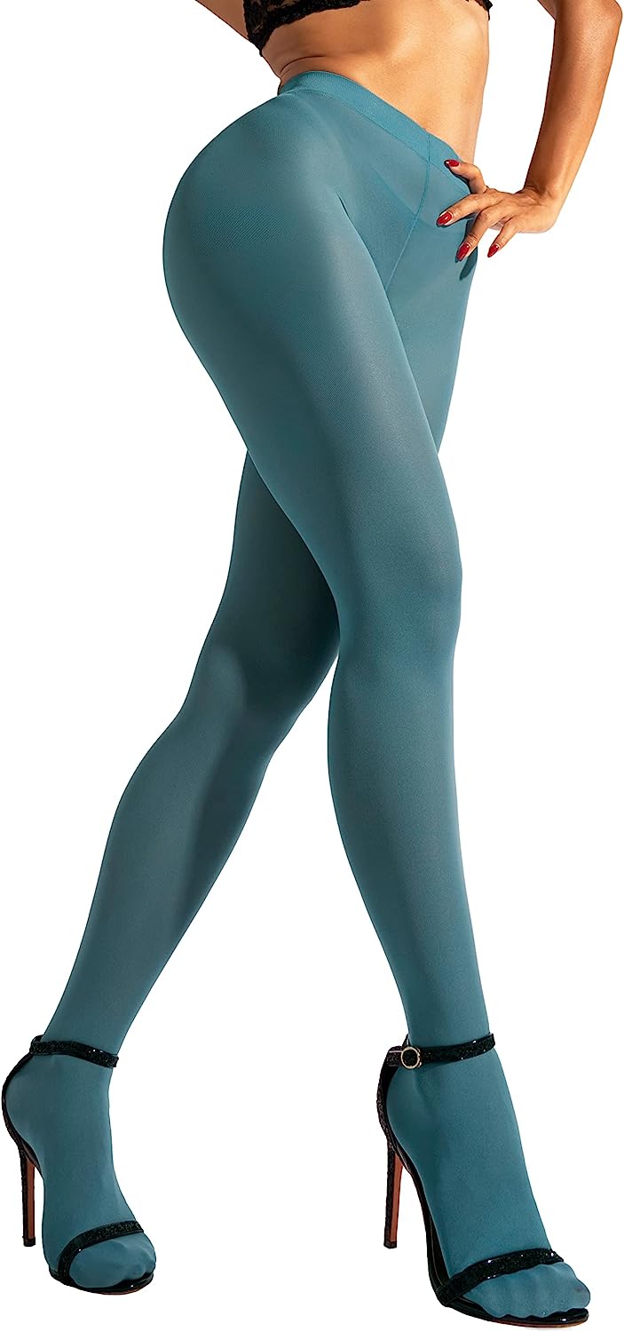 sofsy Women Opaque Maternity Tights - Stretchy Pantyhose for