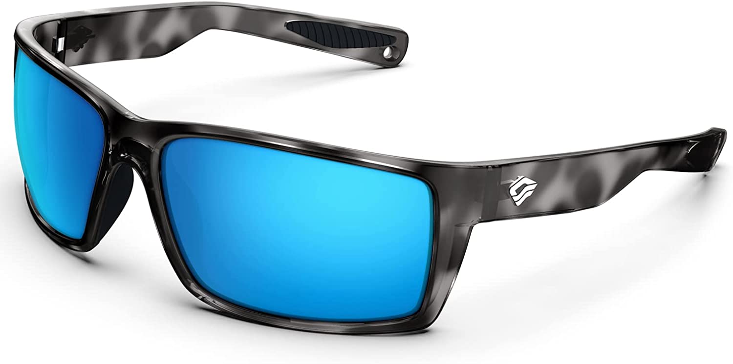 TOREGE Sports Polarized Sunglasses for Men Women Flexible Frame