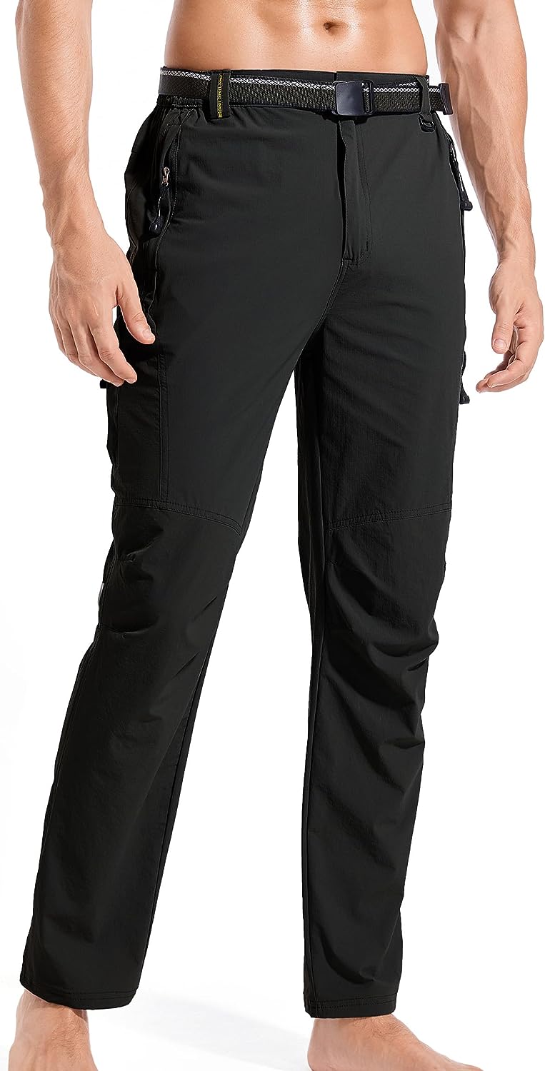 WENRONSTA Men's Hiking Work Cargo Pants Quick-Dry Lightweight