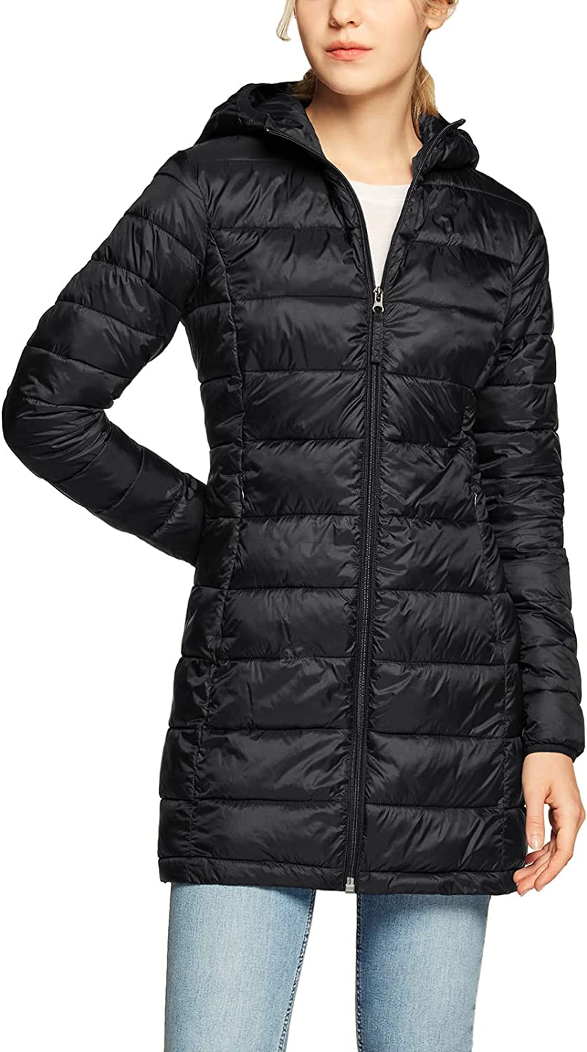  TSLA Women's Lightweight Packable Accent Puffer Jacket,  Water-Resistant Winter Coat : Clothing, Shoes & Jewelry