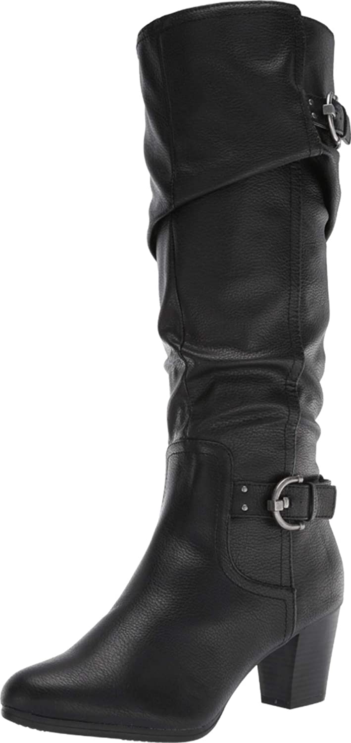 tall shaft heeled boots