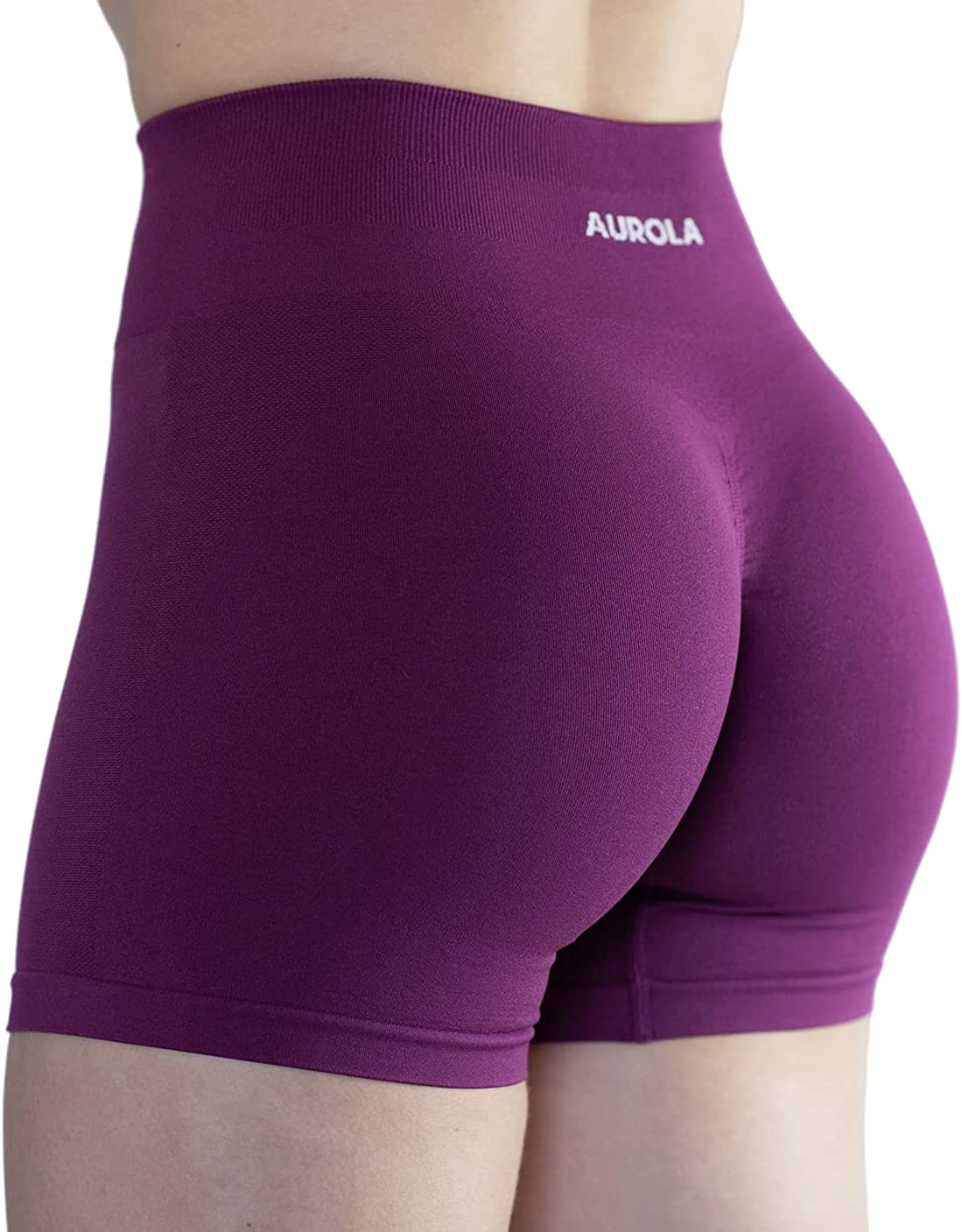 AUROLA Intensify 3.6 Workout Shorts for Women Seamless Scrunch High Waist  Gym Yoga Running Active Short