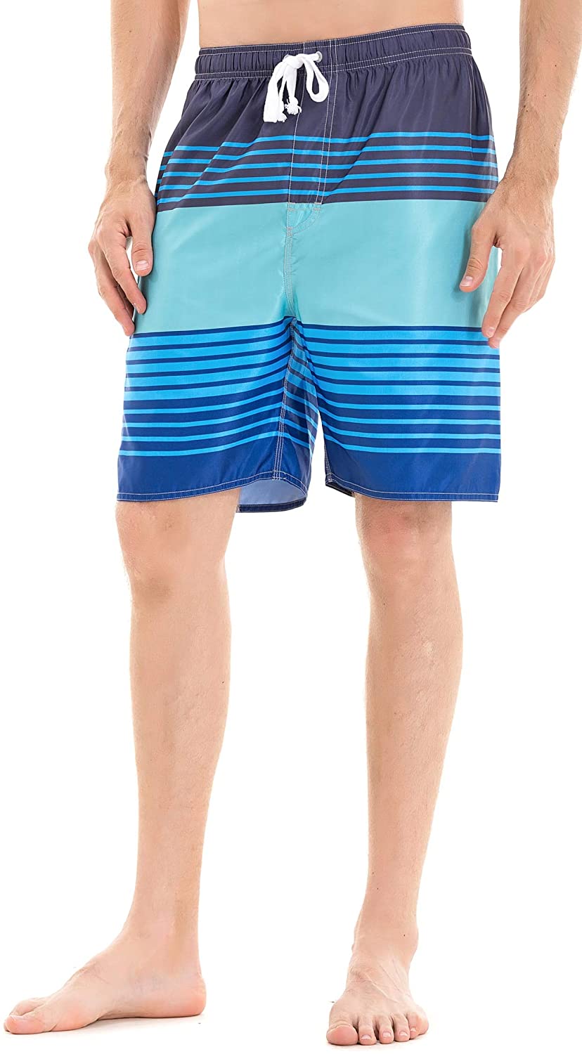 Clothin Mens Boardshort Swim Trunks Beach Quick Dry Swimming Shorts