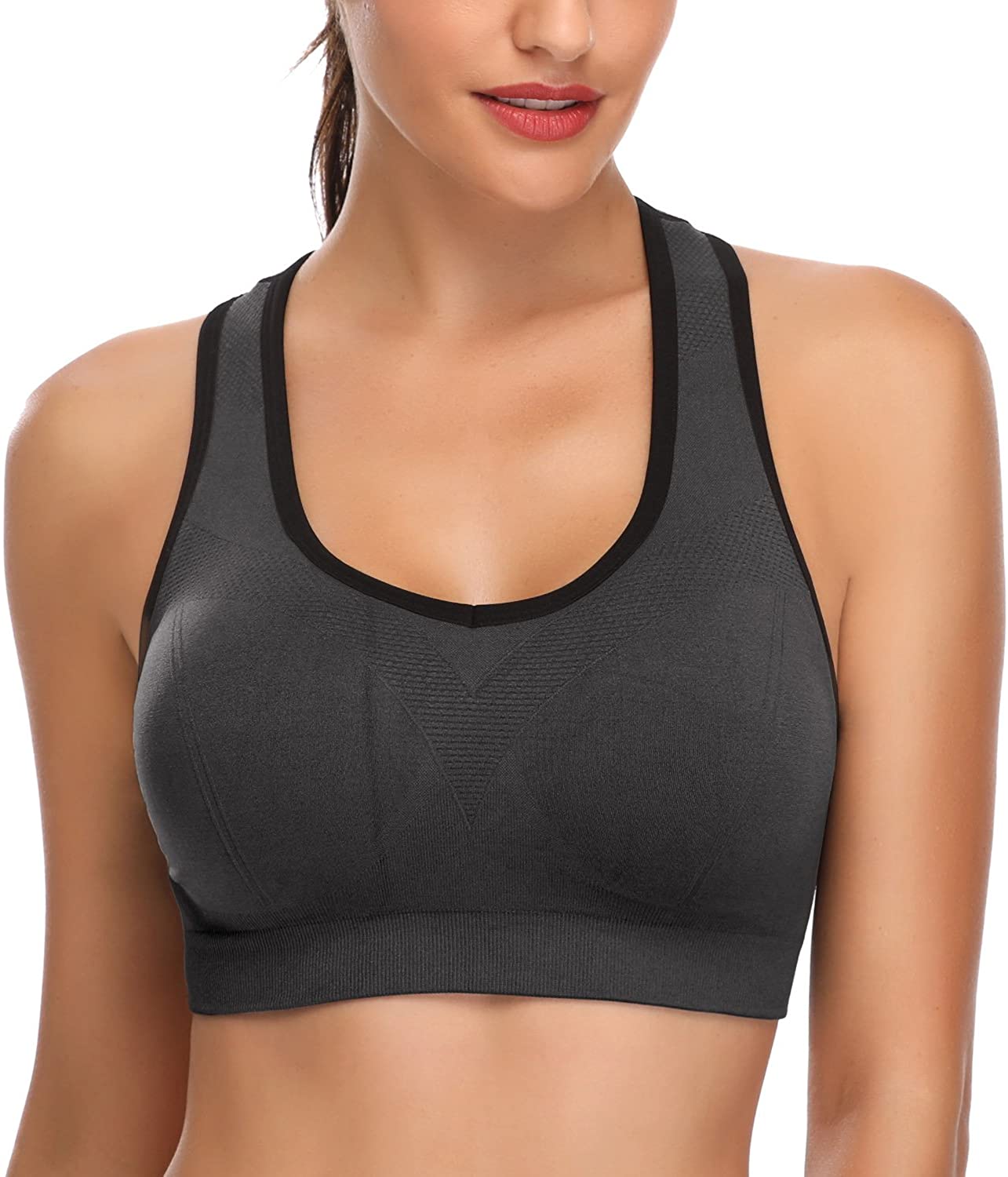 Padded Strappy Sports Bras for Women - Activewear Tops for Yoga Running  Fitness | eBay