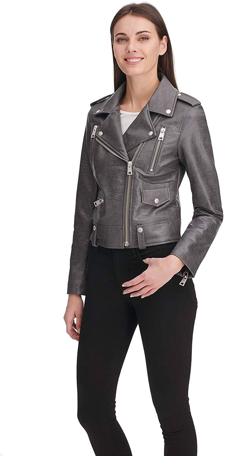 levi's women's faux leather contemporary asymmetrical motorcycle jacket