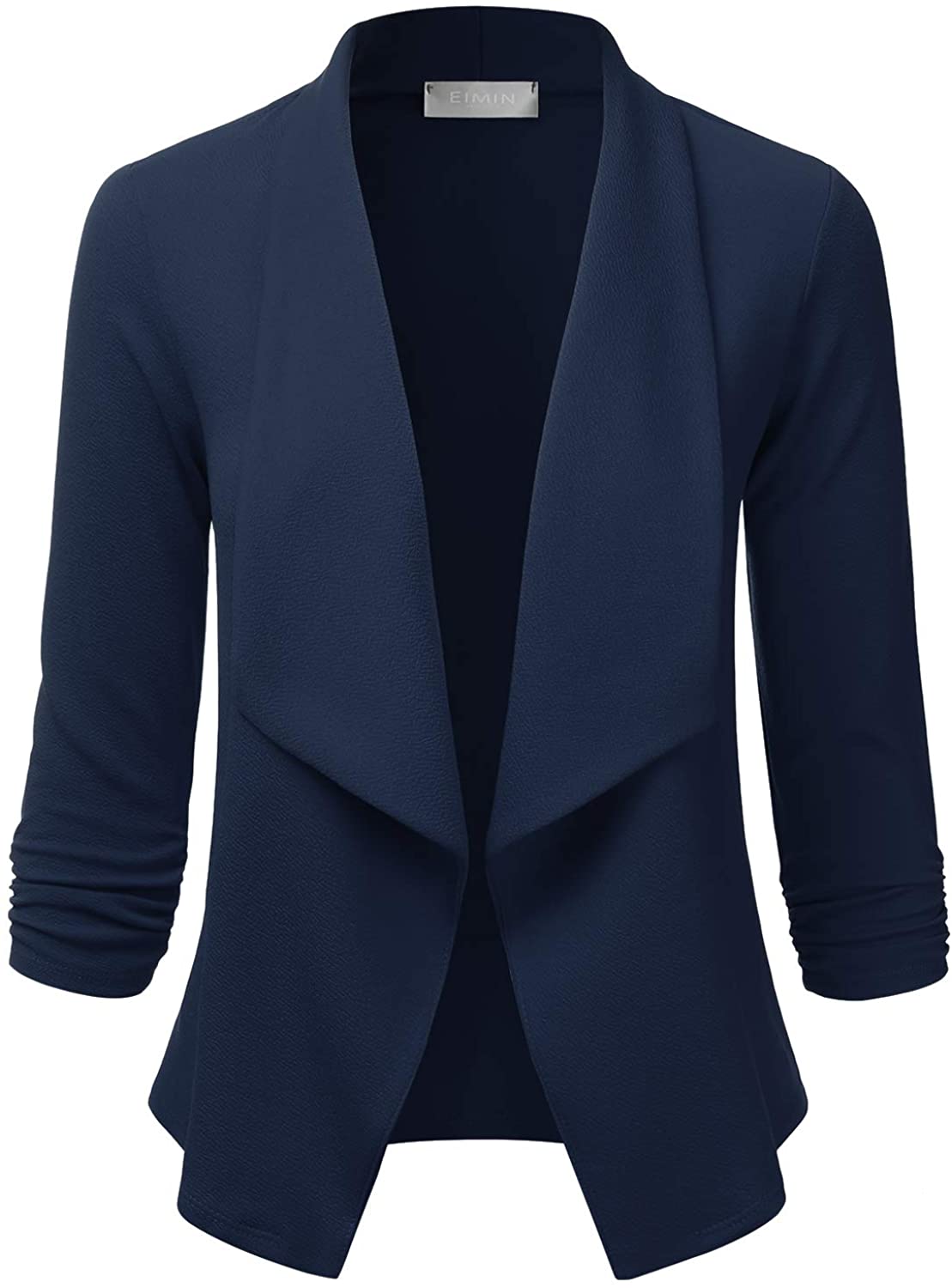 Womens Jacket Coat Blazer Open Front Short Cardigan Suit Women 3/4 Sleeve Jacket Coat