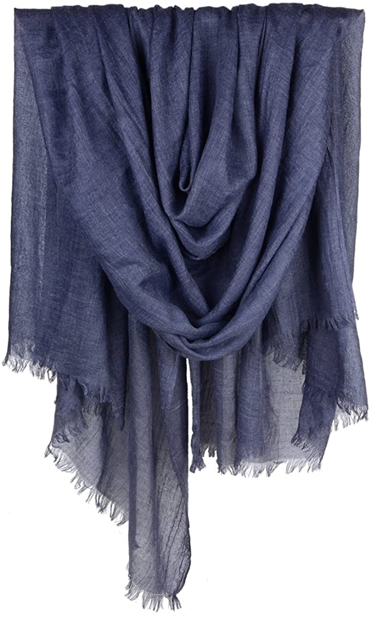 Iristide Women Summer Scarfs Large Long Lightweight Linen Beach