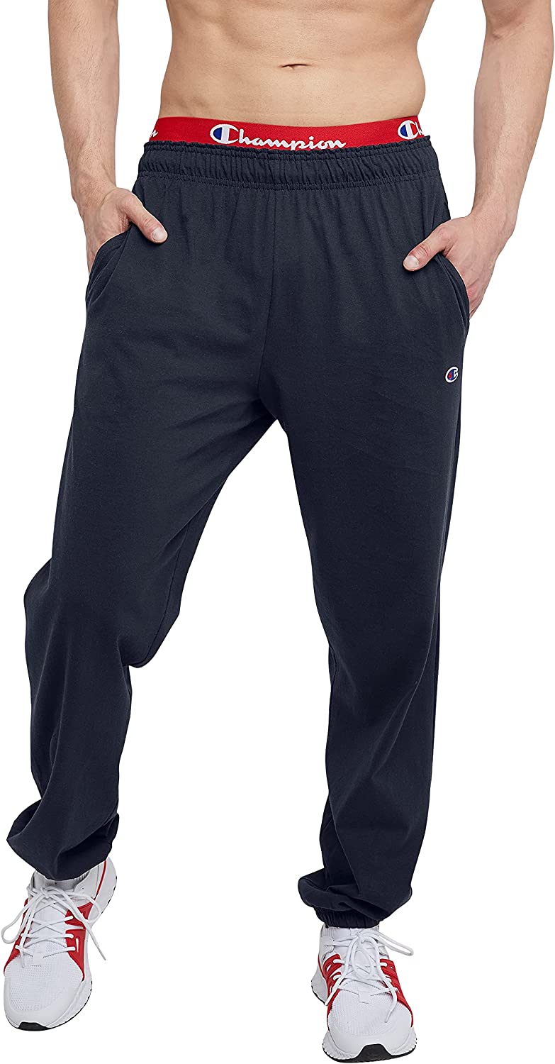 Men's champion discount cinched jersey pants