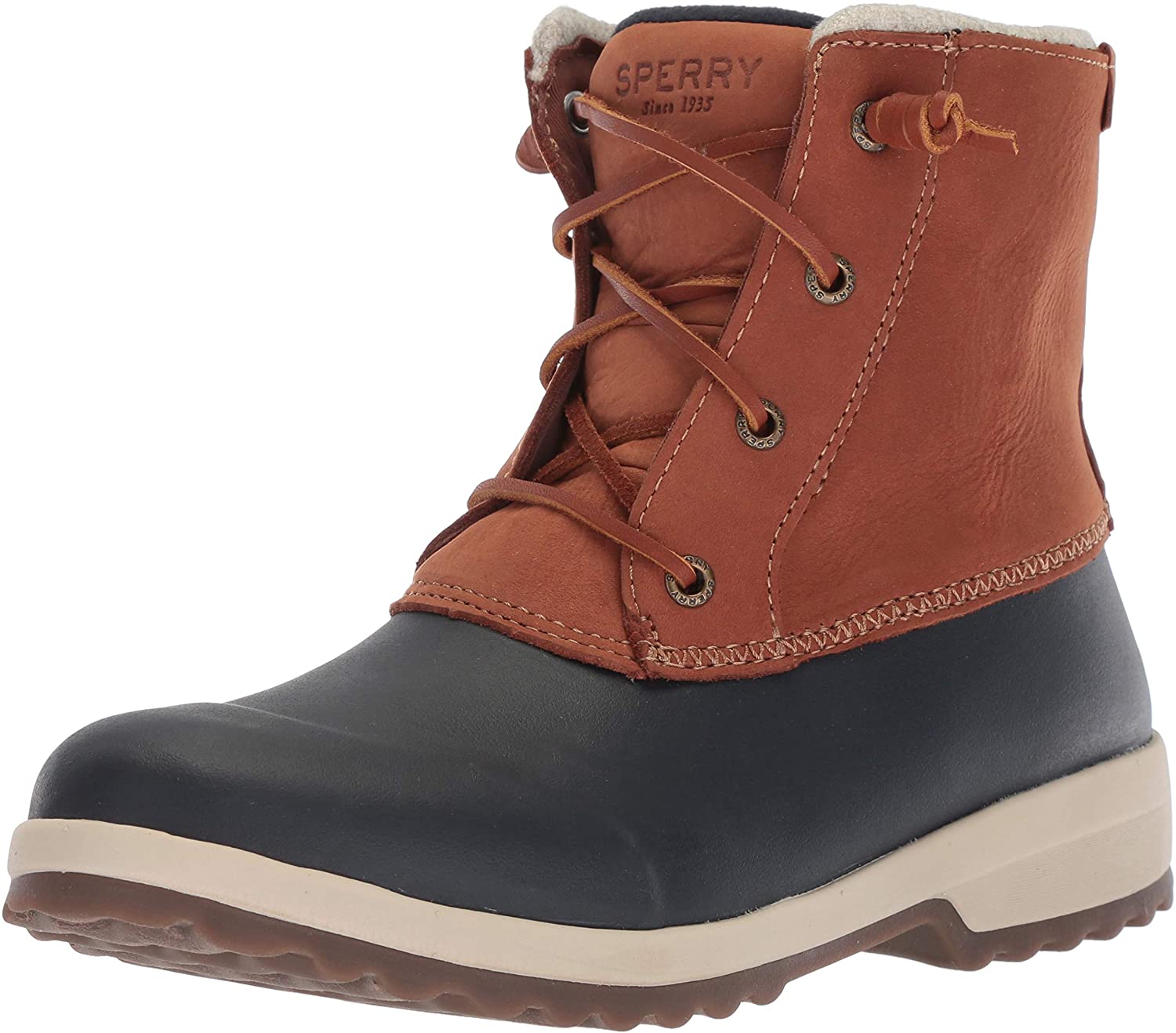 sperry women's maritime winter boot leather